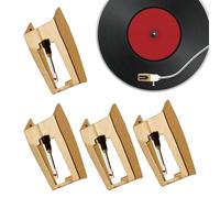 Aguja para Tocadiscos,4 Piezas Dispositivo Universal Precisión | Suministros para Tocadiscos | Fonógrafo, Sala Musical Casera, Colección, Periféricos, Repuesto Musical,