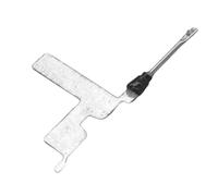 Aguja para tocadiscos, aguja para tocadiscos, pieza de repuesto para tocadiscos, agujas para tocadiscos, textura metálica, apta para reproductores.