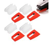 Aguja para Tocadiscos Universal, 4 Pcs Agujas de Repuesto para Tocadiscos, Agujas de Tocadiscos, Fonógrafo, Reemplazo Fácil y Funcionamiento Óptimo, para la Mayoría Tocadiscos de Vinilo, Fonógrafo