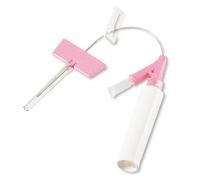 Agujas cánula de 20 g x 25 mm con canulación con técnica "Butterfly" para terapia del dolor/pediatría/cuidados paliativos con sistema de seguridad y largos tiempos de permanencia, paquete de 1 unidad.