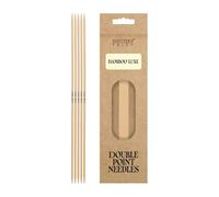 Agujas Cortas Knitter's Pride Bamboo Luxe, 15 cm, 2,50 mm - 1 Pieza