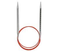 Addi Aguja Circular Cuadrada de 80 cm x 7 mm, Artritis, Rojo, 80cm 7.00mm