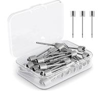 Agujas de Bomba de Bola, 35 PCS Aguja de Inflado de Bomba de Bola, Baloncesto, fútbol, Voleibol, o Rugby, bolígrafo de Repuesto con Caja de Almacenamiento