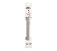 Puntas de aro de aluminio de doble punta Pony Classic, 20 cm, 4,00 mm, 1 unidad