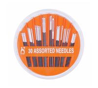 Agujas de coser a mano de pony: variado: negro con ojo blanco: varios tipos y tamaños