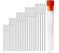 Agujas de Coser, Agujas de Mano, 25 Piezas de Agujas Grandes, Agujas para Coser a Mano, Agujas Grandes de 4,2 cm, 4,6 cm, 5,2 cm, 5,6 cm, 6 cm