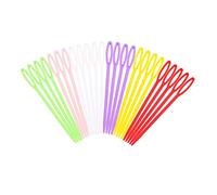 Agujas de Coser de Plástico,50 PCS Aguja Lanera Agujas de Hilo de Aguja de Coser a Mano para Coser Kits de Bordado de Costura Artesanal para Principiantes