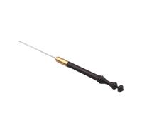 Agujas de ganchillo para bordar, mango de madera, para coser, bordado, cuentas de 0,6 mm, 0,8 mm, 1,0 mm y 1,2 mm, juego de ganchillo para cabello, ergonómicas, agarre suave, manos ergonómicas