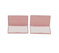 Agujas de la aguja magnética agujas dentadoras de aguja de la aguja magnética de la aguja del rectángulo rosado Caja de alfiler de agujas de costura portátiles de plástico para