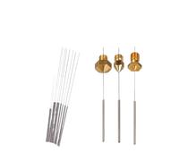 Agujas de limpieza de boquilla de acero inoxidable conjunto 0. 15 mm 0. 2 mm 0. 25 mm 0. 3 mm 0. 35 mm 0. Brocas de 4 mm para boquilla V6 compatible con impresoras 3D 1pc(Mixed Size)