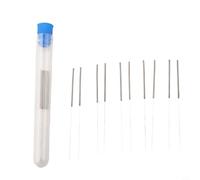 Agujas de limpieza de boquillas de acero inoxidable, 50 piezas de 0,4 mm, kit de herramientas de impresión 3D para desatascar boquillas y limpiar bloqueos de filamentos
