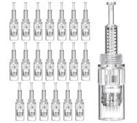Agujas de microneedling WANDGU 20 piezas: cartucho de agujas de repuesto de 36 agujas, agujas de repuesto para microneedling, agujas de repuesto universales