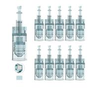 Agujas de Nano-3D para Dr.pen Ultima M8, Microagujas de Repuesto Original de Dr Pen Microneedling Modelo M8, Micropunción Desechables Auténticos de Microneedle Pen (Nano-3D, 10 Pcs)
