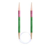 Agujas de punto circulares de madera Pony Flair 60 cm 7.5 mm - 1 pieza