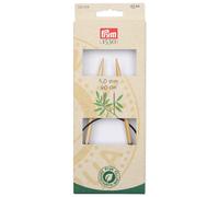 Agujas de tejer circulares de bambϊ Prym de 24"""" (60 cm) US 8 (5 mm)