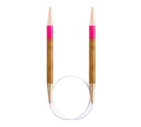 Agujas de tejer circulares de madera Pony Flair 40 cm 7 mm - 1 unidad