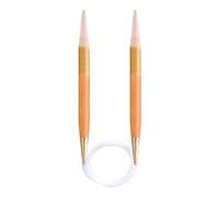 Agujas de tejer circulares de madera Pony Flair 60 cm 8 mm - 1 pieza