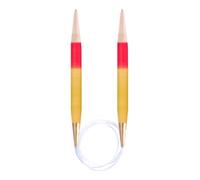 Agujas de Tejer Circulares de Madera Pony Flair 60 cm 9 mm - 1 unidad