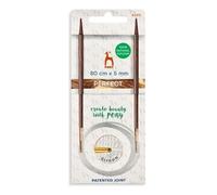 Agujas de Tejer Circulares de Madera Pony Perfect 80 cm 5.00 mm