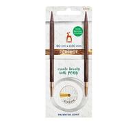 Agujas circulares Pony Perfect de madera 80cm 6,50mm - 1ud