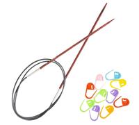 Agujas de tejer circulares KnitPro Dreamz de 40 pulgadas, tamaρo 1,5 (100 cm, 2,50 mm) con 10 marcadores de puntadas coloridos