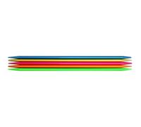 Agujas de tejer de doble punta addi FlipStix de 15 cm (6 pulgadas) - Juego de 5; Talla 10 (EE. UU.) (6 mm)