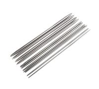 Agujas de tejer doble punta acero inoxidable 55 piezas 2.0 mm-6.5 mm juego 11 tamaños para manualidades y bricolaje