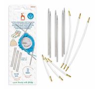Agujas de Tejer Intercambiables y Cables Pony, 24-30 cm - 1 Pieza