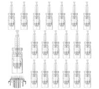 Agujas Dermapen Microneedling 42 Pin 20 Pcs Microagulhas Agulhas De Repuesto Micro Aguja Cartucho De Substituição Slot Baioneta Regular Microneedle Cartuchos Dermapen Para Microneedling Derma Pen