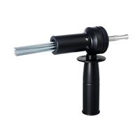 Agujas eléctricas, adaptador robusto para 18 agujas, limpiador de hormigón, para estructurar, preparar baldosas, suelo, construcción, perforación, limpieza, bricolaje, taller