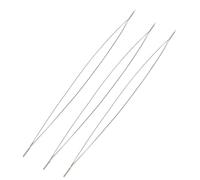 Agujas Para Abalorios De Precisión - Aguja De Grande Para Joyería Con Abalorios | Agujas Para Abalorios De Ojos Grandes, Agujas Largas Y Rectas Para Abalorios Con Botella De Aguja Para Collares, A