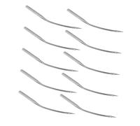 Agujas para Máquina de Coser de Puntada Invisible, 4X Piezas, Lwx6t, Curvadas, Compatibles con Máquinas Domésticas, Hierro Metal