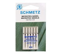 Schmetz – Agujas para máquinas de coser Microtex 130/705 H-M, grosor 60/8, 5 unidades