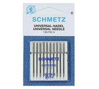 Agujas para Máquina de Coser Schmetz - Universal (Regular/Ordinario), Tamaño: 90/14 - Paquetes de 10 - Paquete Único - Bulk Descuento Deals para Gran Ahorro - hasta 30 Agujas GRATIS