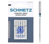 Agujas para remalladora Schmetz - 90 (14) Jersey, punta redonda mediana, ideales para tejidos de punto y elásticos, paquete de 5