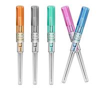 Agujas Perforantes Agujas para Piercing, Unihuby 10PCS Agujas de perforar la nariz del oído Tamaños mixtos 14G 16G 18G 20G 22G Agujas de catéter IV para herramientas de perforación