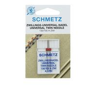 Agujas Schmetz Gemela130/705 Universal [Ancho 2]