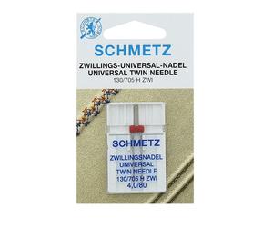 Agujas Schmetz Gemela130/705 Universal [Ancho 2]