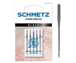 Agujas Schmetz Super Stretch Black (Elásticos y Lencería) [75]