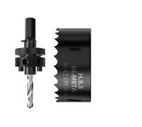 Agujero de canal de metal fuerte, kit observado, inmune a la oxidación, herramientas de corte chapadas de metal para arreglos de tuberías, taladro de seguridad de llama cambiable