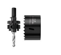 Agujero de canal de metal fuerte, kit observado, inmune a la oxidación, herramientas de corte chapadas de metal para arreglos de tuberías, taladro de seguridad de llama cambiable