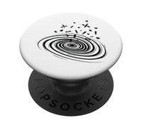 Agujero Oscuro tirando en escombros espaciales PopSockets PopGrip Adhesivo