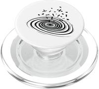 Agujero Oscuro tirando en escombros espaciales PopSockets PopGrip para MagSafe