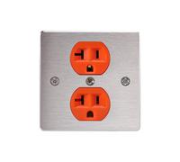 Agujeros Placa Ciega 86 Panel Tipo D Tomas de Pared XLR RCA Caja de Información del Panel 86 Salida de Alimentación de Audio y Vídeo Aleación de