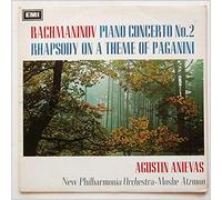 Agustin Anievas - Piano Concerto No. 2, Rhapsody On A Theme Of Paganini - Rachmaninov* - Martino Tirimo, Philharmonia Orchestra, Yoel Levi LP