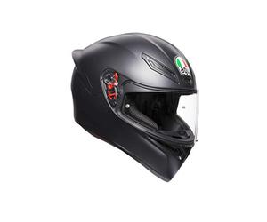 AGV 0281A4I0_003_XS K1 Solid Casco Moto Integral, Negro Mate, XS