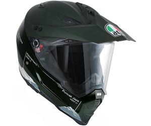 AGV AX-8 Dual Evo Wild Frontier Casco de Motocross, verde, tamaño 2XS para Hombres