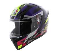 AGV K1 S Fastlap, casco integral S male Negro/Lila/Fucsia/Amarillo Neón