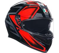 AGV Casco K3 E2206 MPLK COMPOUND BLACK/Rojo XXL