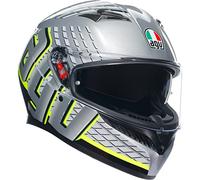 AGV Casco K3 E2206 MPLK Fortify Grey/BlackK/Yellow Fluo XL